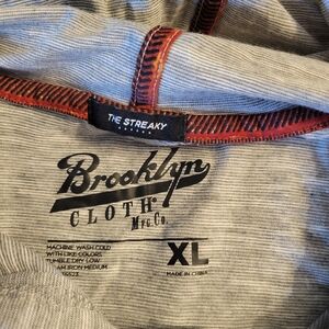 Brooklyn Cloth Gray Hoodie, Lightweight